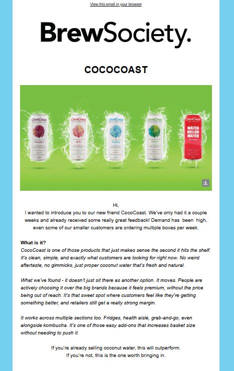 EDM — CocoCoast Launch